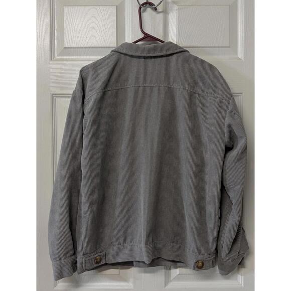 Vintage Gray Corduroy Jacket - Size M - Picture 4 of 4